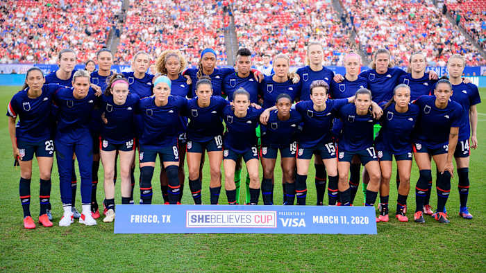 The USWNT protests U.S. Soccer